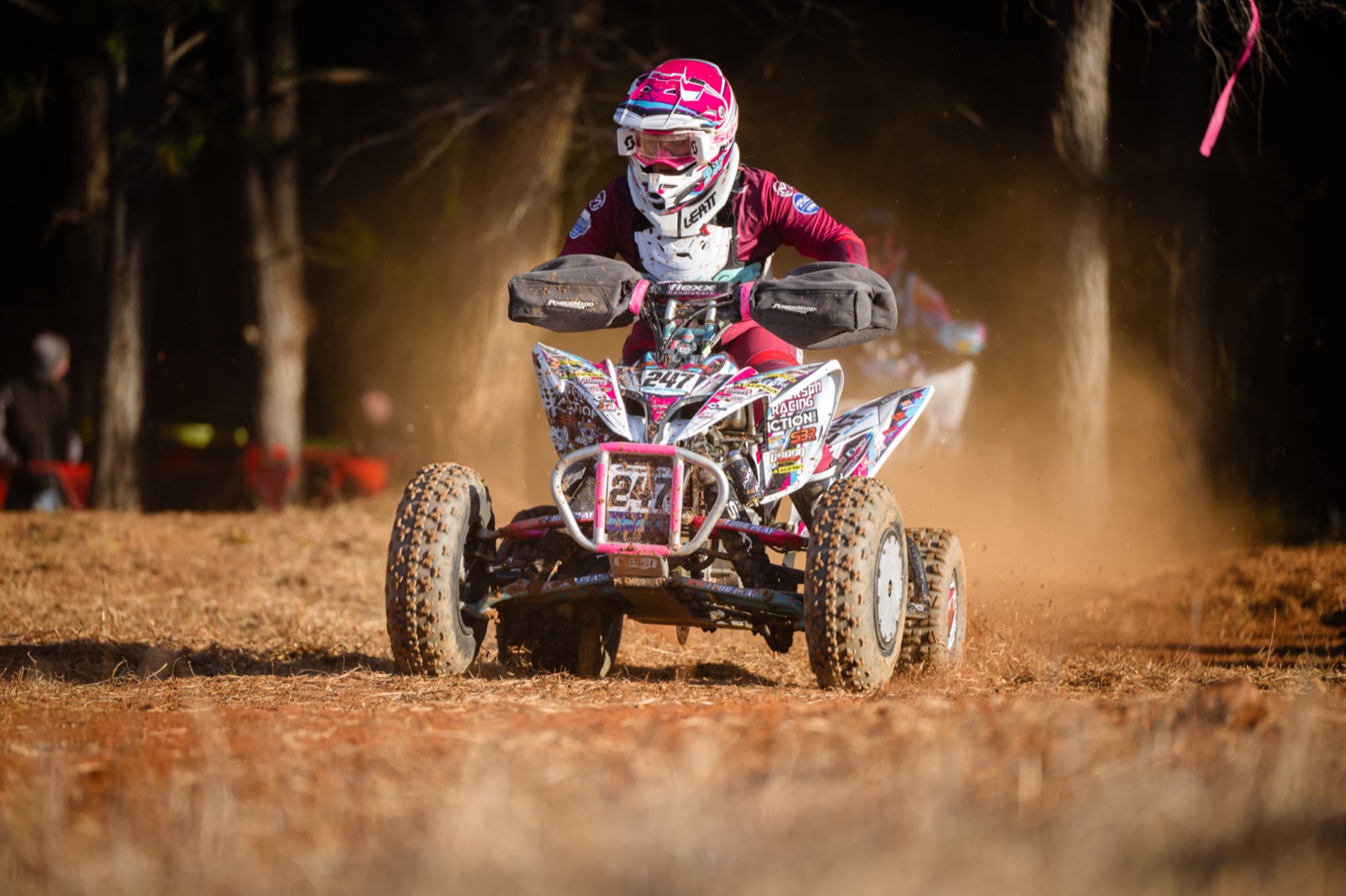 Raelynn Dickerson roosting dirt at golden hour
